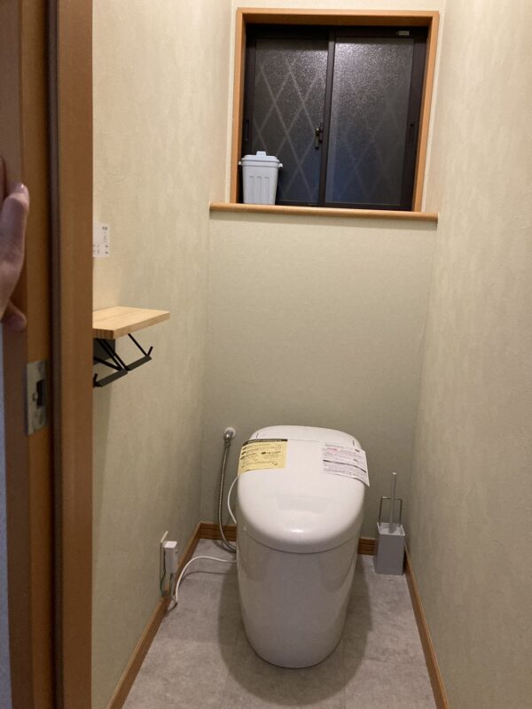 施工後のトイレ