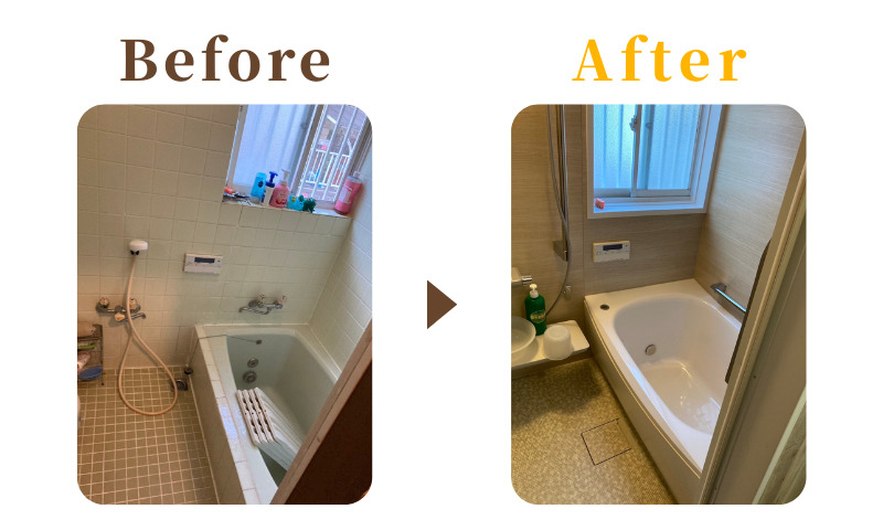 綾瀬市浴室リフォーム施工事例