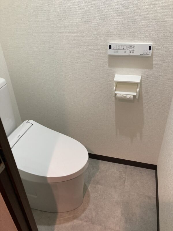 施工後のトイレ