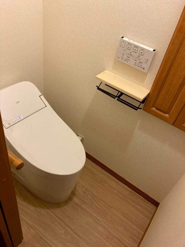 施工後のトイレ
