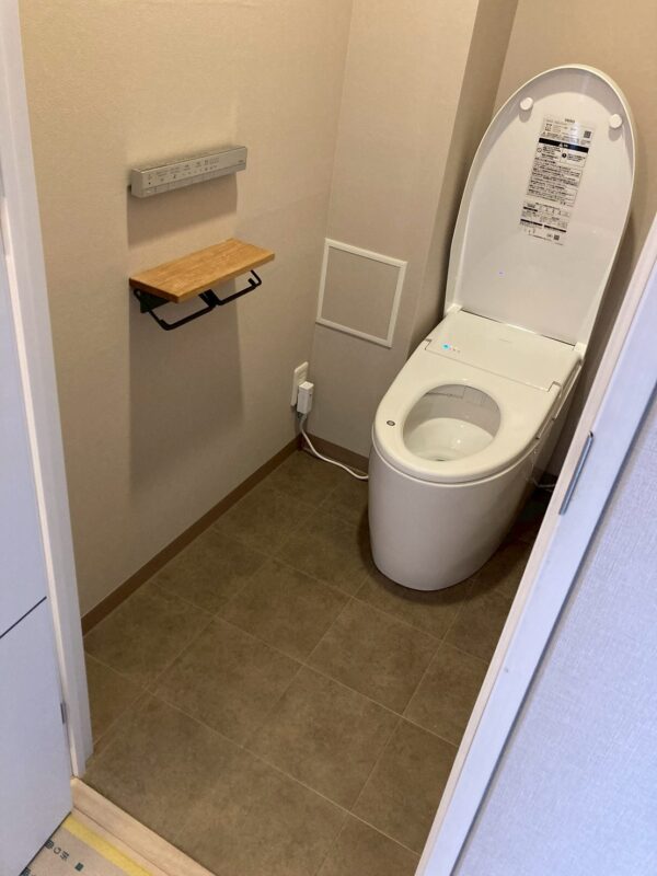 施工後のトイレ