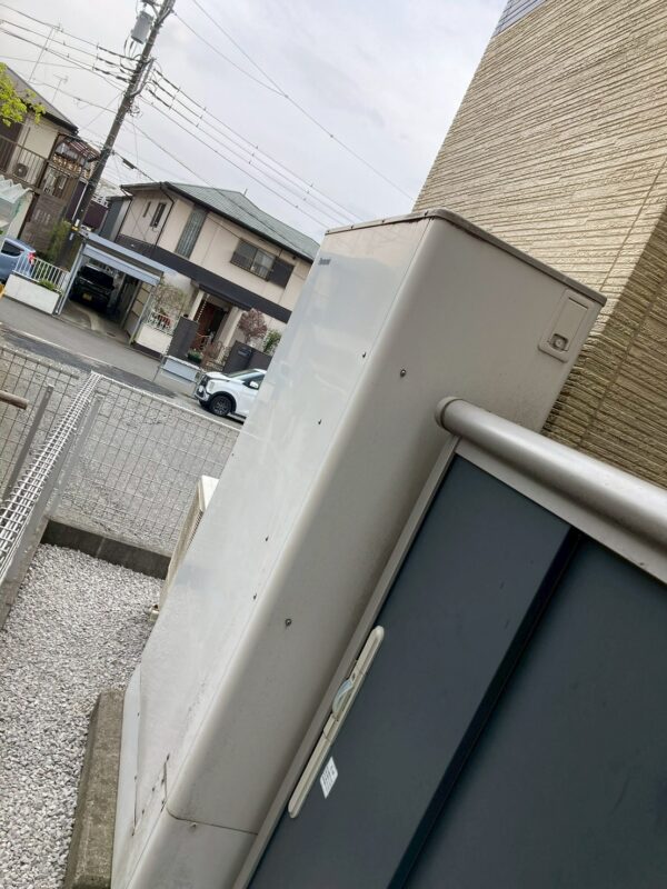 厚木市恩名 戸建て 交換前の既存給湯器